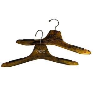 Cache | Vintage Boutique Clothes Hangers (2) Tortoise Shell EUC